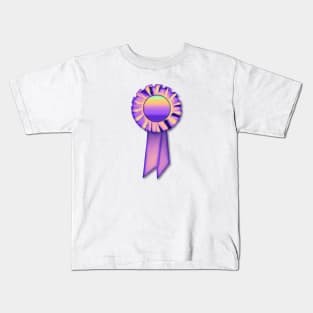 Pink Holo Ribbon Kids T-Shirt